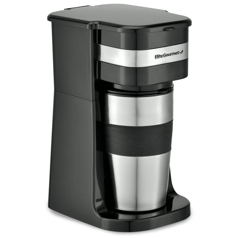 Elite Gourmet 5-Cup Drip Coffee Maker Stainless