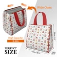 thumbnail image 3 of Fairy Princess Castle Pattern Insulated Lunch Bag for Women & Adults,Large Portable Soft Cooler Lunch Bag,Thermal Food Storage Tote with Pearl Cotton,8.66L,8.75x5.75x9.5 Inch, 3 of 6