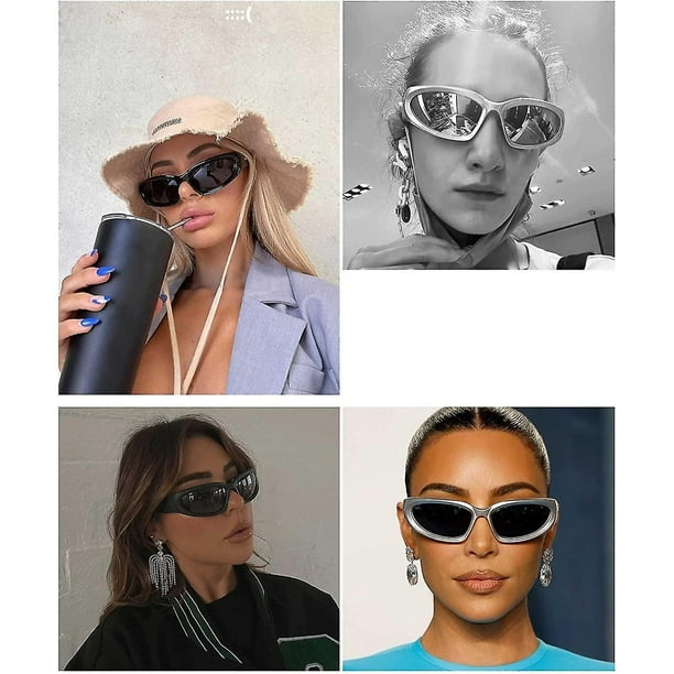 Wekity Wrap Around Sport Sunglasses For Women Trendy Fashion Athletic Shades