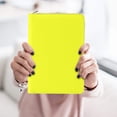 thumbnail image 4 of 1Pcs Green Zipper Leather Notebook, Lined Journal for Business Office, Portfolio Document Organizer with Pen Loop, 4 of 5