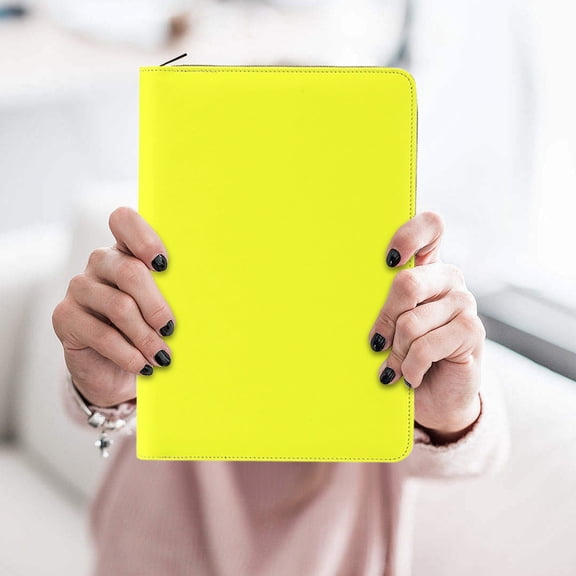 Clearance Under $10! Multi Functional Zipper Notebook Green Hardcover Notebook Journal