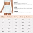 thumbnail image 6 of Flowy Tennis Skirts for Women High Waisted Running Active Golf Skorts with Pocket Shorts Sport Athletic Skater for Workout, 6 of 7
