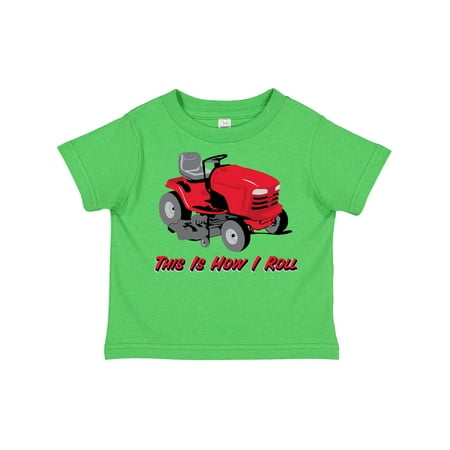 

Inktastic This is How I Roll Mower Gift Toddler Boy or Toddler Girl T-Shirt