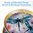 thumbnail image 2 of Dragonfly Party Decor Plastic Discs Iron Pillars Dessert Table Centerpiece 32cm Height Plates 21cm 24cm 27cm, 2 of 6