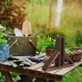thumbnail image 2 of 2Pcs Fence Post Wooden Base Garden Border Edging Fence Support Courtyard Accessory, 2 of 8