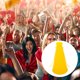 thumbnail image 5 of GOOHOCHY Megáfono de plástico para animar, megáfono para fiestas, deportes, partidos, juegos, juguete para hacer ruido, 5 of 8