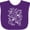 Purple, variant on Inktastic White Big/small Bikes Boys or Girls Baby Bib