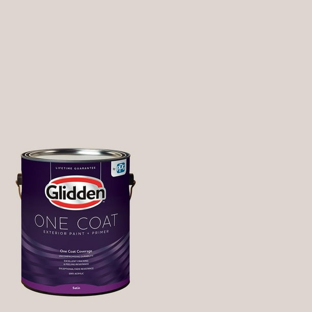 Glidden One Coat Exterior Paint and Primer, Steel Me Glidden One Coat Exterior Paint and Primer, Steel Me