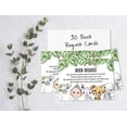 thumbnail image 4 of Inkdotpot 30 Books For Baby Shower Request Cards Bring A Book Instead Of A Card Safari Jungle Animals Baby Shower Invitations Inserts Games, 4 of 6