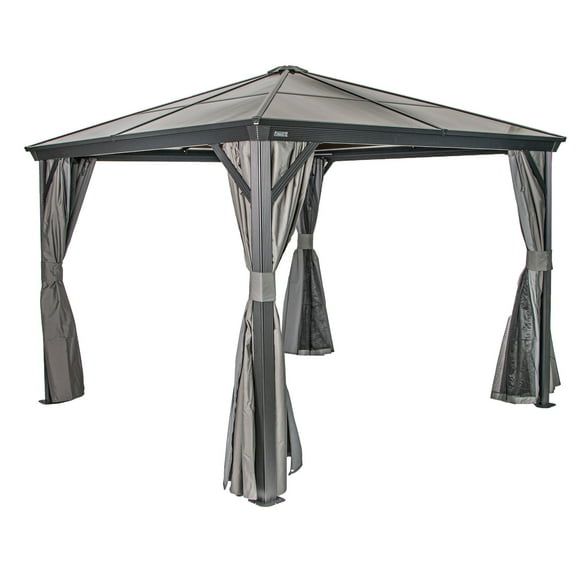 Sojag Verona 10 x 10 x 9 ft Charcoal Gazebo
