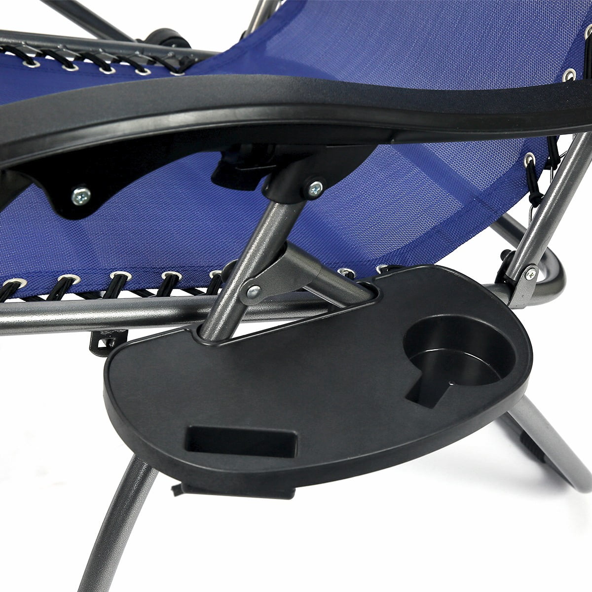 Set Of 2 Patio Zero Gravity Chair Folding Lounge With Cup Holder Set Of 2 Patio Zero Gravity Chair Folding Lounge With Cup Holder Outdoor Yard Beach Navy Com