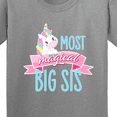 thumbnail image 4 of Inktastic Most Magical Big Sis Cute Unicorn Youth T-Shirt, 4 of 5