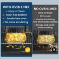 thumbnail image 6 of Goldeer Oven Liner for Bottom of Oven, 2 pack Heavy Duty Oven Liners for Electric Stove, Heat Resistant Stovetop Protector Grill Mat, Reusable Gas Toaster Microwave Oven Liner, 6 of 8