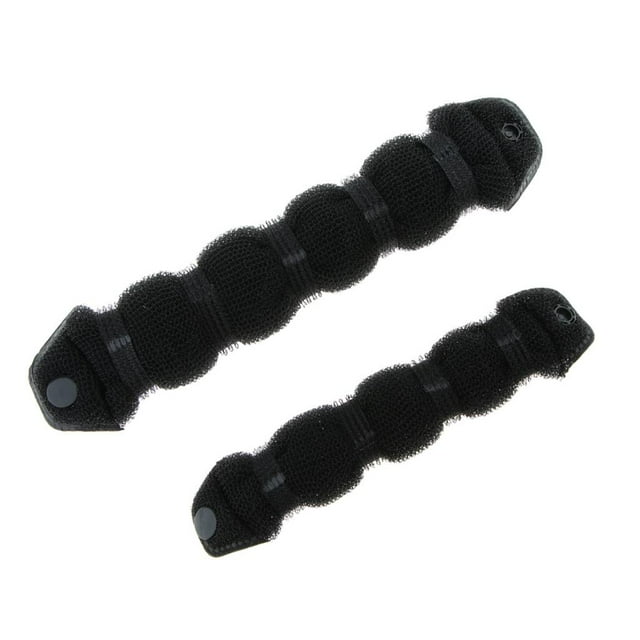 Accesorios para cabello Sunnimix Bob Maker Esponja Nylon Negro 2 Piezas