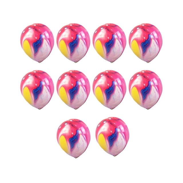 LCXmlly Baby Shower Balloon Wedding Party Marvel: 10inch Marble Agate Pattern Balloon Set