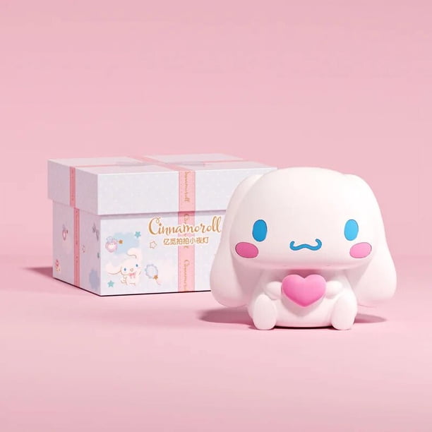 Sanrio Cinnamoroll-luz nocturna de Anime para niños, lámpara de mesa de luz suave para dormir, protección ocular, regalo de vacaciones de Navidad, nuevo