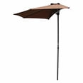 thumbnail image 2 of International Caravan YF-1147-2.7M-KH Parasol Mural Demi-Rond de 9 Pi, Kaki, 2 of 4
