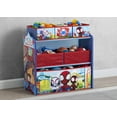 thumbnail image 3 of Spidey and Friends Design & Store 6 Bin Toy Storage Organizer by Delta Children, 3 of 11