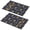 Pioneer Flower Floral-1, variant on Placemat, Pioneer Flower Floral Print Pattern Place Mats Table Mat Set Of 2, PVC Washable Placemats for Party Kitchen Dining Decoration, 18x12 Inch, Fade Resistant