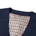 thumbnail image 5 of Relaxed Fit V Neck Cotton Work Sleeveless Vest With Side Pockets for Backyard Projects Short Trip Leisure Outfits Blue M, 5 of 5