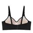 thumbnail image 4 of Amidoa Seamless Womens Bras Black Smoothing Wire-Free Solid Bra Bralettes for Women M, 4 of 4