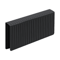 OTHWAY 11.8"x18" Silicone Sink Divider Mat, Large Sink Saddle & Protector for Divided Sink, No Suction Cups, Easy to Clean, Dish Drying Rack for Glassware and Dishes (Black)