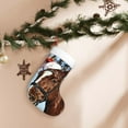 thumbnail image 4 of Cauagu Christmas Horse for Christmas Stockings,1-Pack Large Xmas Stocking Holiday and Farmhouse Stocking Fit for Christmas Holiday Party Decoration(17.7*11 Inch), 4 of 7