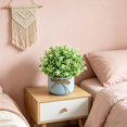 thumbnail image 5 of Clearance Artificial flowers under $10,Artificial Flowers Potted Plants Flowers In POTS Decorate Home Bathroom Kitchen Rustic Table Centerpiece Interior Outdoor Decor, 5 of 9