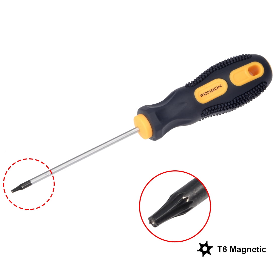 Unique Bargains T6 Screwdriver Torx Driver 3 Inch Shaft Magnetic Walmart