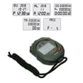 thumbnail image 3 of Uxcell Sport Stopwatch Timer 100 Lap Memory 0.01 Second Timing Stop Watch Alarm Clock for Coach Green, 3 of 7