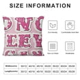 thumbnail image 5 of Hot Pink Decorative Throw Pillow Case Cover,Trendy Decorations For Bedroom Girls Room College Dorm, Gifts For Women Teen Teenage Girls, 5 of 5