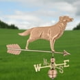 thumbnail image 3 of Good Directions Golden Retriever Weathervane with Arrow, Pure Copper - 37"L, 3 of 5