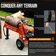 SuperHandy 20Ton Gas Log Splitter with 7HP Full Wedge Firewood, 212CC