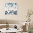 thumbnail image 2 of Wall Art Prints, Blue White Pumpkins Framed Canvas Prints for Bedroom Living Room Bathroom Office, Thanksgiving Fall Blue Eucalyptus Leaves Gallery Wrap Wall Art Poster for Gifts Home Decor 16"x16", 2 of 9