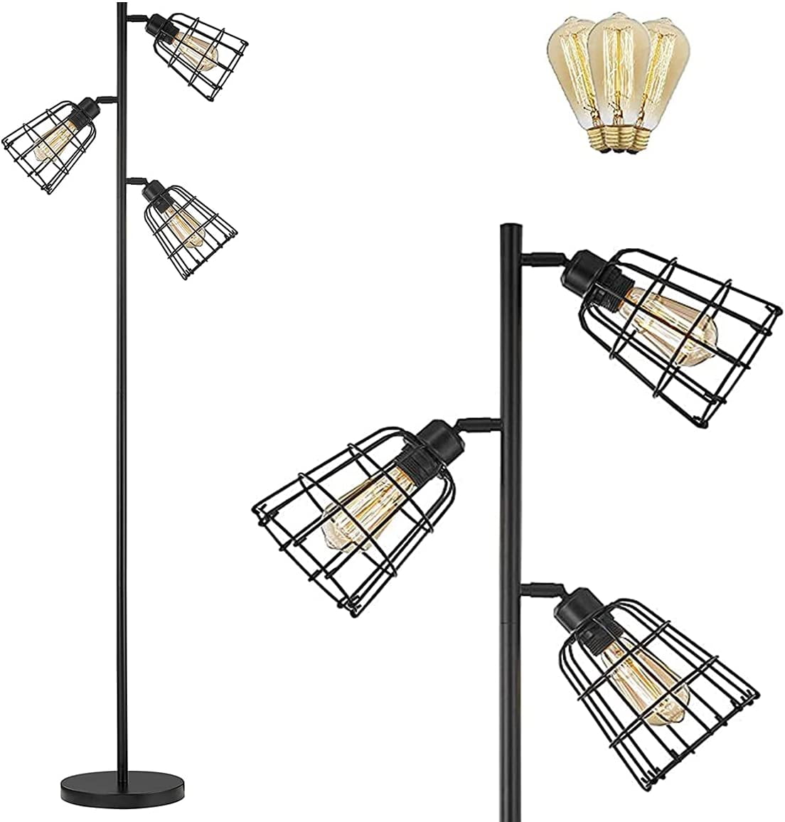 Modern Floor Lamp for Living Room Bright Lighting Tall Stand Up Lamp