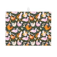 thumbnail image 1 of Fotbe Roosters and Chicks Alfombrilla de Secado para Cocina con Estampado, 18x24 Pulgadas, 1 of 7