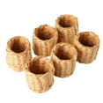thumbnail image 2 of Serviette Anneaux, 6pcs Tissé Serviette Anneau de Table Serviette Anneaux Tissé Serviette Anneau Top-Notch Performance, 2 of 14
