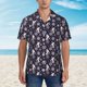 thumbnail image 2 of Balery Elegant ice skates snowflakes A Camisas hawaianas de manga corta para hombre, camisas playeras de corte holgado, camisas de vacaciones con botones,Medium, 2 of 7