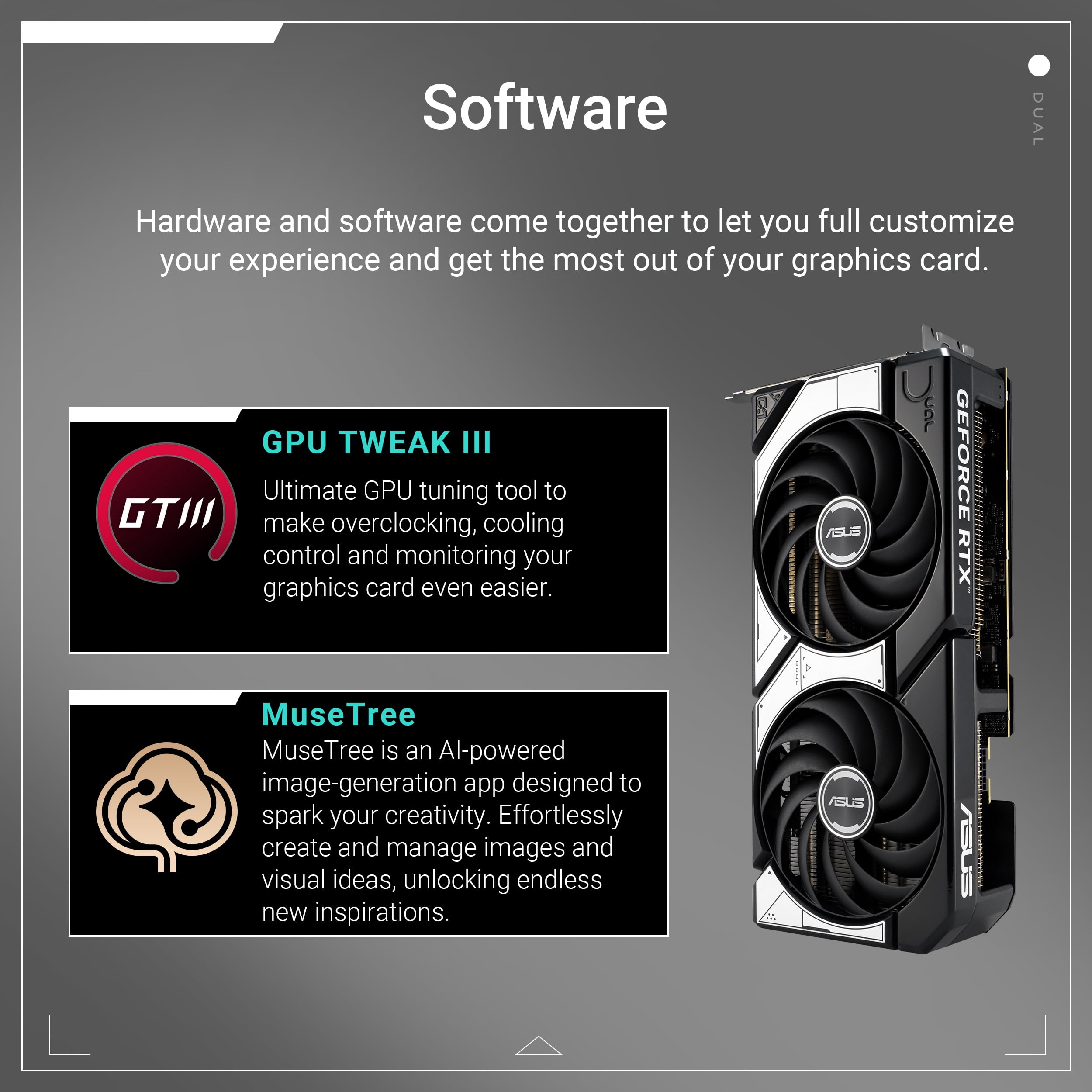 ASUS Dual GeForce RTX™ 5070 12GB GDDR7 OC Edition