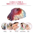 thumbnail image 6 of KLL Heart Sky Bird Couple Pattern Shower Cap & Bath Cap for Women,Reversible Oversized Waterproof Shower Caps for all Hair Lengths,Elastic Reusable Bathing Hair Cap, 6 of 6