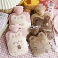 thumbnail image 5 of Cute Large Warmer Hot Water Bag for Period Pain Stuffed Menstrual Colic Heater Plush Hand Warmer Seed Guatero Bottle, 5 of 10