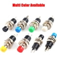 thumbnail image 3 of Mini Push Button Momentary Switches, Ampper 2 Pin On Off 1A 250V AC 7MM Round SPST Normal Close Momentary Pushbutton Switches, 3 of 5