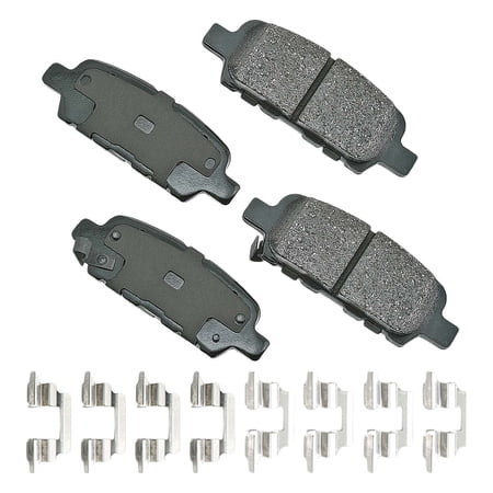 Akebono PRO-ACT Ultra-Premium Brake Pad Set  Ceramic w/ Hardware