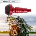 thumbnail image 3 of 10mm Motorcycle Slider Frame Aluminum Alloy Wheel Fairing Protection Crash Pad Protector Guard 56mm 138mm Bolt Red 1 Set, 3 of 7