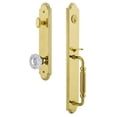 thumbnail image 2 of Grandeur Arcfgrver_Eset_238 Arc Solid Brass Rose Keyed Entry Single Cylinder Full Plate, 2 of 5