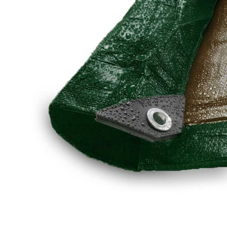 - Moose Supply 12 Mil Heavy Duty Waterproof Poly Tarp Covers, 10' x 12'