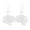 White, variant on Women's Balconette Bra with Push Up Effect 1 /2 Cup Lace Bra Underwired Low Cut Bra Bows Shelf Bra Bralette Lingerie