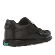 Boy's Kickers Junior Fragma Slip Shoe in Black