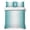 Teal, variant on King Quilt Set 96''x106'', Aqua Blue Beach Lightweight Bedspread Coverlet Set with 2 Pillow Shams, Coastal Seawaves Sand Shore Scenery Breathable All Season Quilt Bedding for Bedroom/Guest Room