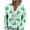Mint Green, variant on St. Patrick's Day Cardigan Sweaters for Women Oversized Cardigan Funny Shamrock Print Cardigans 2026 Spring Trendy St. Patrick's Day Knit Cardigans